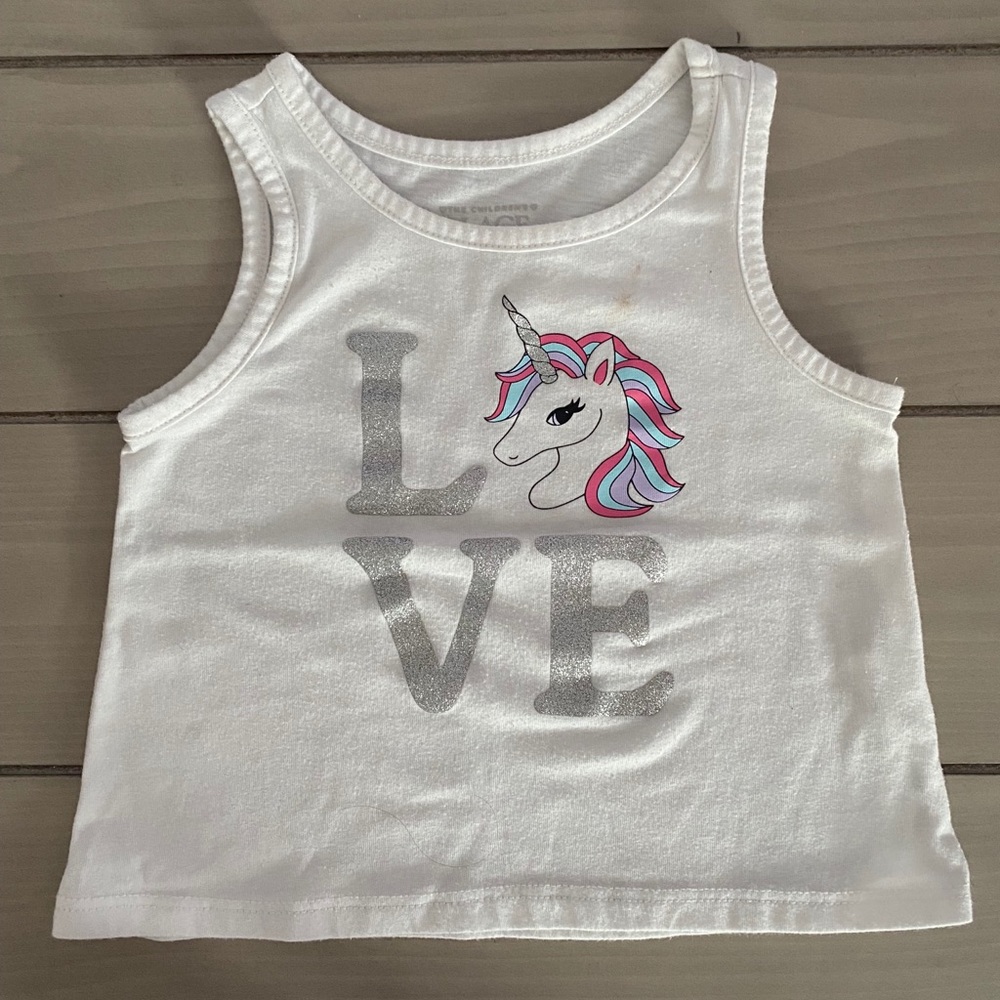 Children’s Place - unicorn tank top